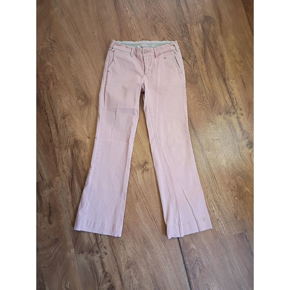 Anthropologie G1 Stretch Goods Pants Womens 0 Pink Chino